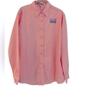 Pink WW2 Museum Button Down
